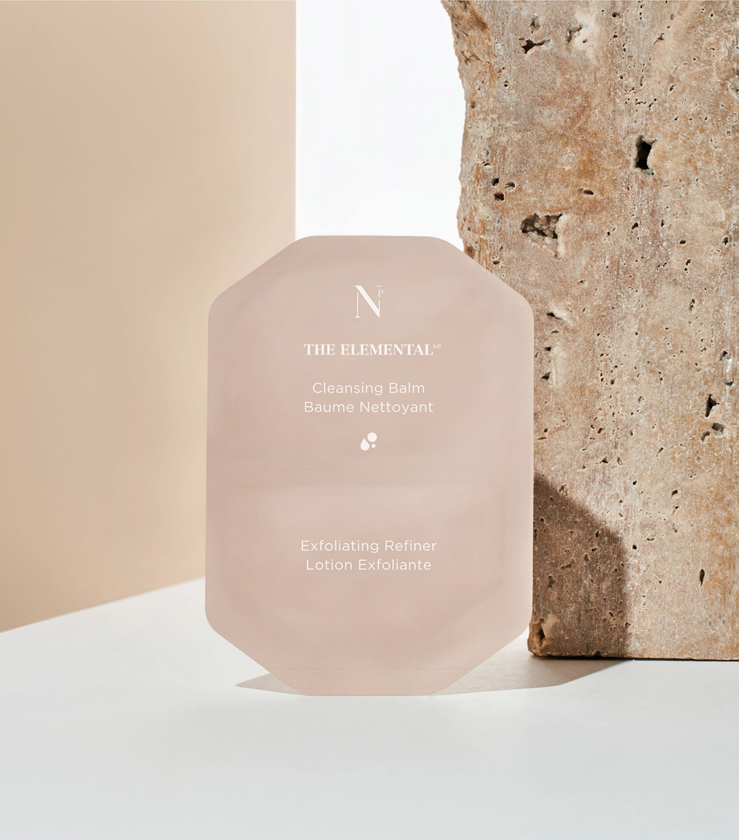Noble Panacea cleansing balm and exfoliating refiner refill, imported from the UK
