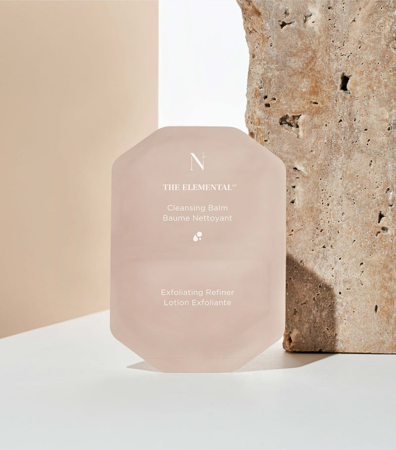 Noble Panacea cleansing balm and exfoliating refiner refill, imported from the UK