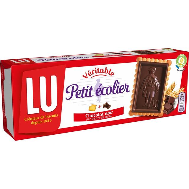 Lu Veritable Petit Ecolier Dark Chocolate Biscuits   150g