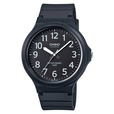 Argos Casio Unisex Analogue Black Dial Black Resin Strap Watch- Buy online at McGrocer