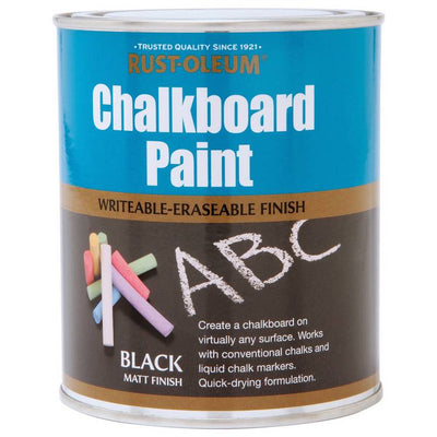 Argos Rust-Oleum Chalkboard Matt Paint Black 750ml- Buy online at McGrocer
