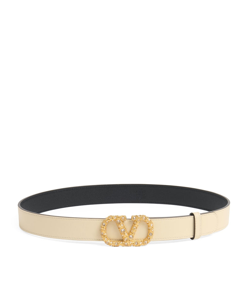 Valentino Garavani VLogo Signature belt 3cm, imported from the UK