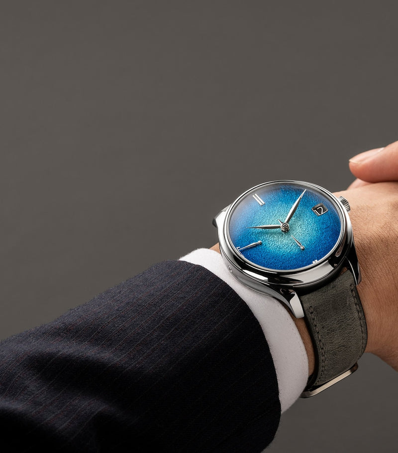 H. Moser & Cie Endeavour Perpetual Calendar Watch 42mm, imported from the UK