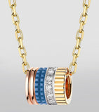 Boucheron Quatre Blue Edition pendant necklace with diamonds, imported from the UK