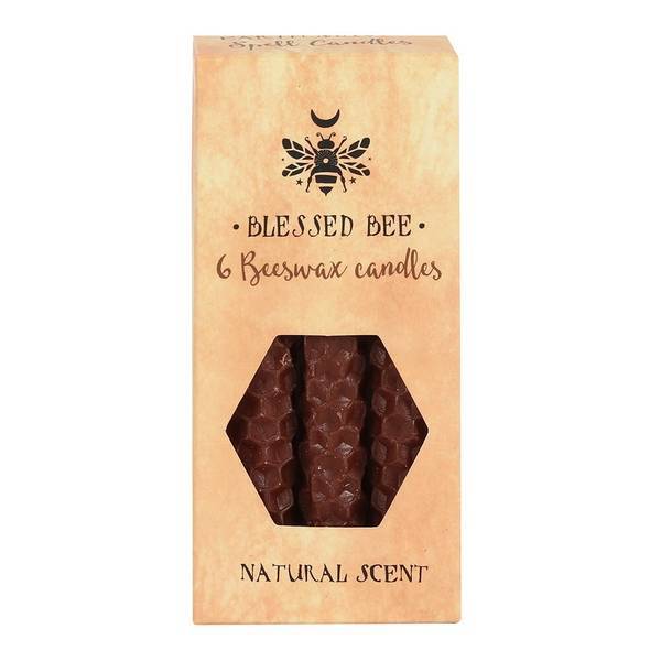 Something Different beeswax candles pack of 6 11cm - British product