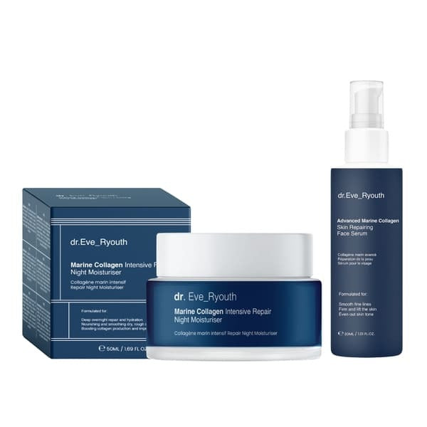 Dr Ever Collagen Serum and Moisturiser Duo - British product