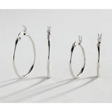 Revere sterling silver hoop earrings set of 2 pairs, imported from the UK