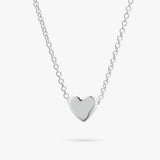 Revere sterling silver mini heart pendant necklace - British product