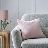 Argos Home fleece cushion pink 43x43cm, UK version