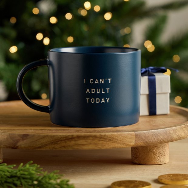 Argos Home slogan mug 380ml - British product