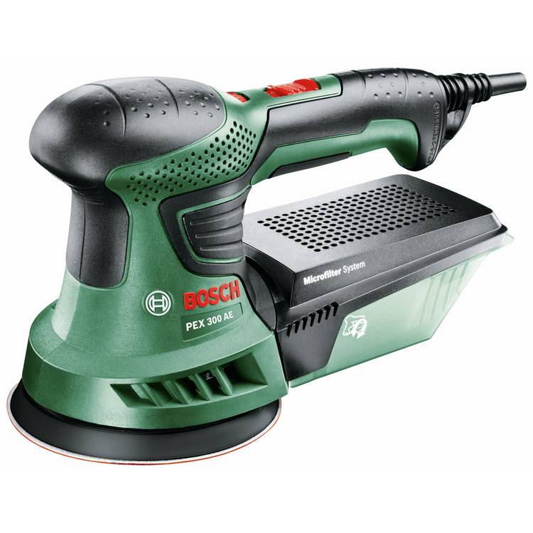 Bosch corded random orbital sander 270W, imported from the UK