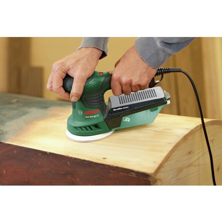 Bosch corded random orbital sander 270W, imported from the UK