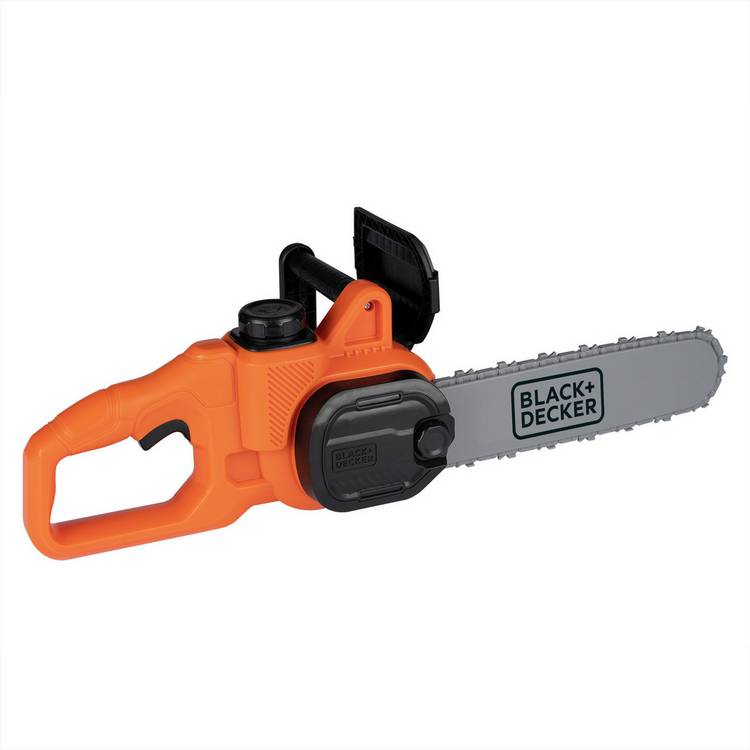 Smoby Black and Decker Chainsaw toy with sounds and moving blade - British product