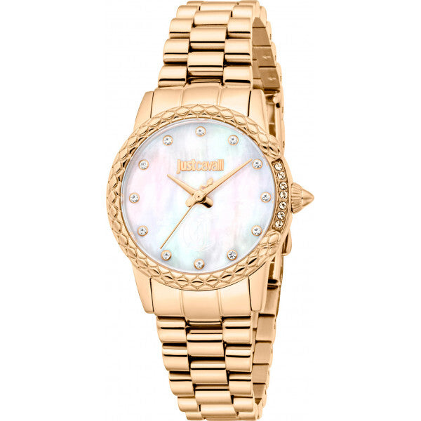 Just Cavalli Animalier Fiorenza Snake Watch gold stainless steel (British brand)