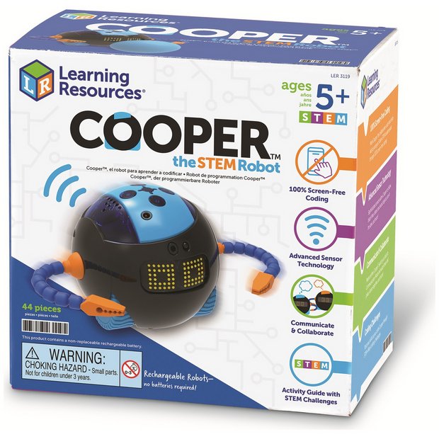 Learning Resources Cooper STEM robot educational coding toy (British brand)