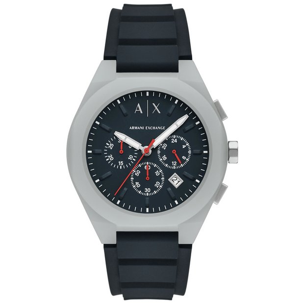Armani Exchange men's chronograph watch 44mm - British product