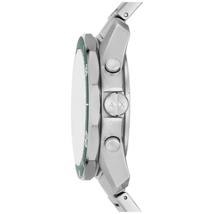 Armani Exchange men's green stainless steel watch - British product