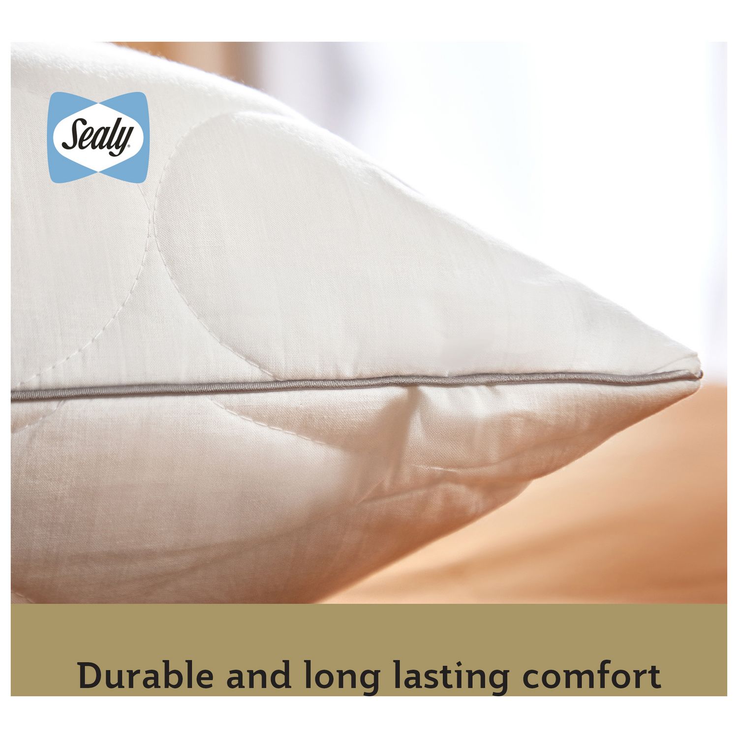 Sealy Dual Comfort memory foam pillow 74x48cm (British brand)