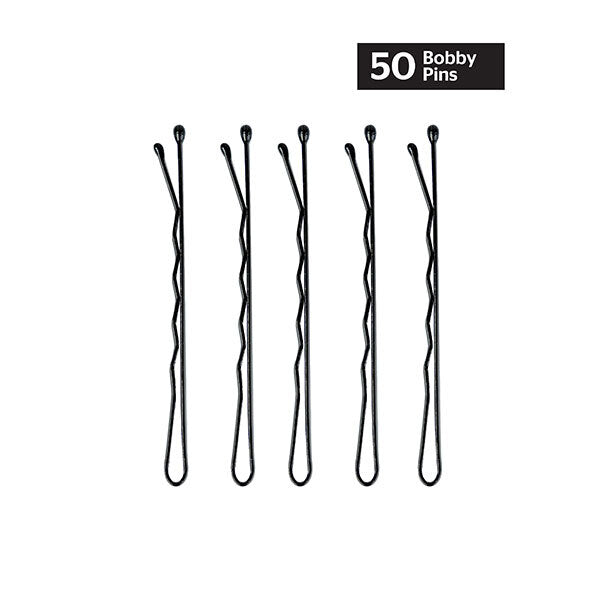 Brushworks Black Bobby Pins - 50 Pieces GOODS Superdrug   