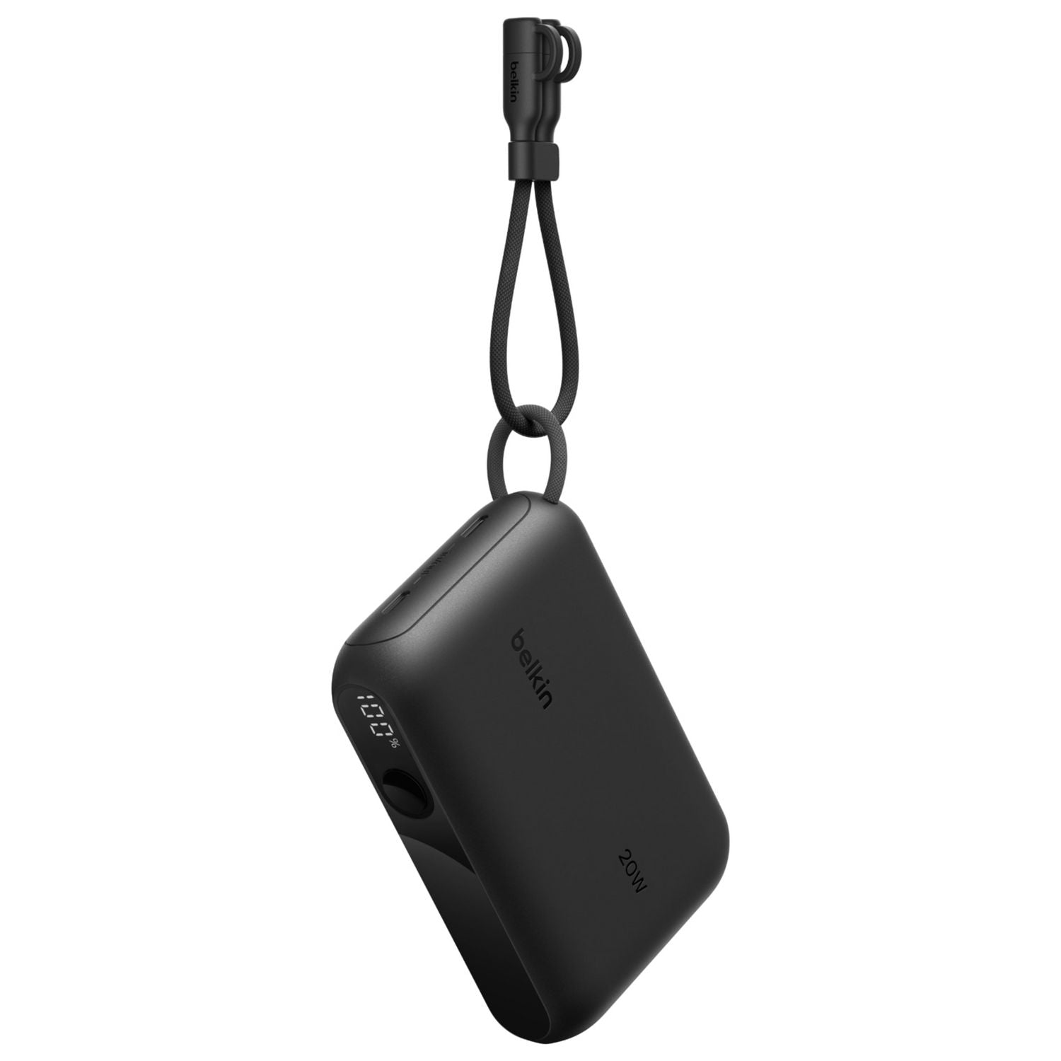 Belkin 20W 10000mAh portable power bank with display - black (British brand)