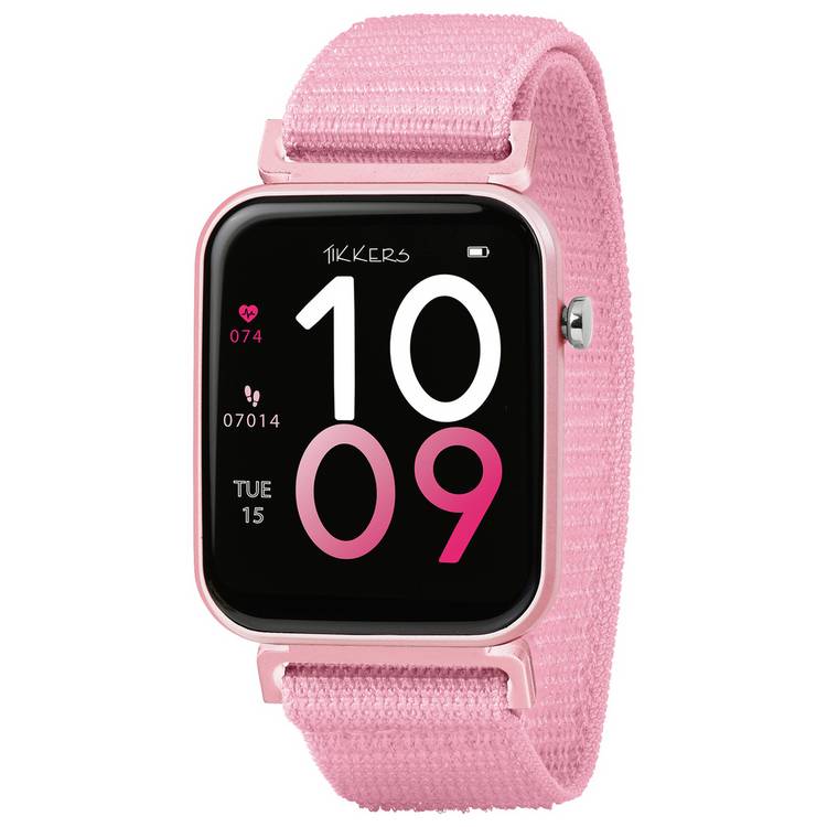 Tikkers Series 13 kids smartwatch in pink (British brand)