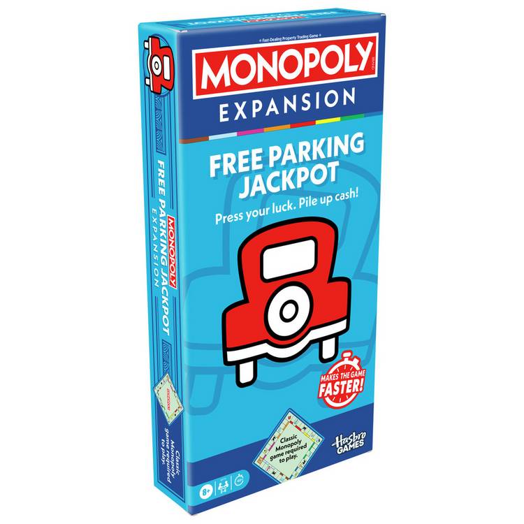 Hasbro Monopoly Free Parking Jackpot expansion game, UK version