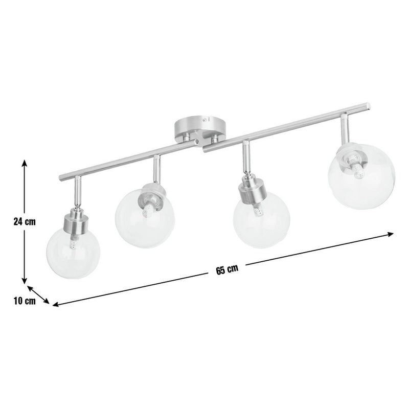 Argos Home brass four-light spotlight bar, UK version