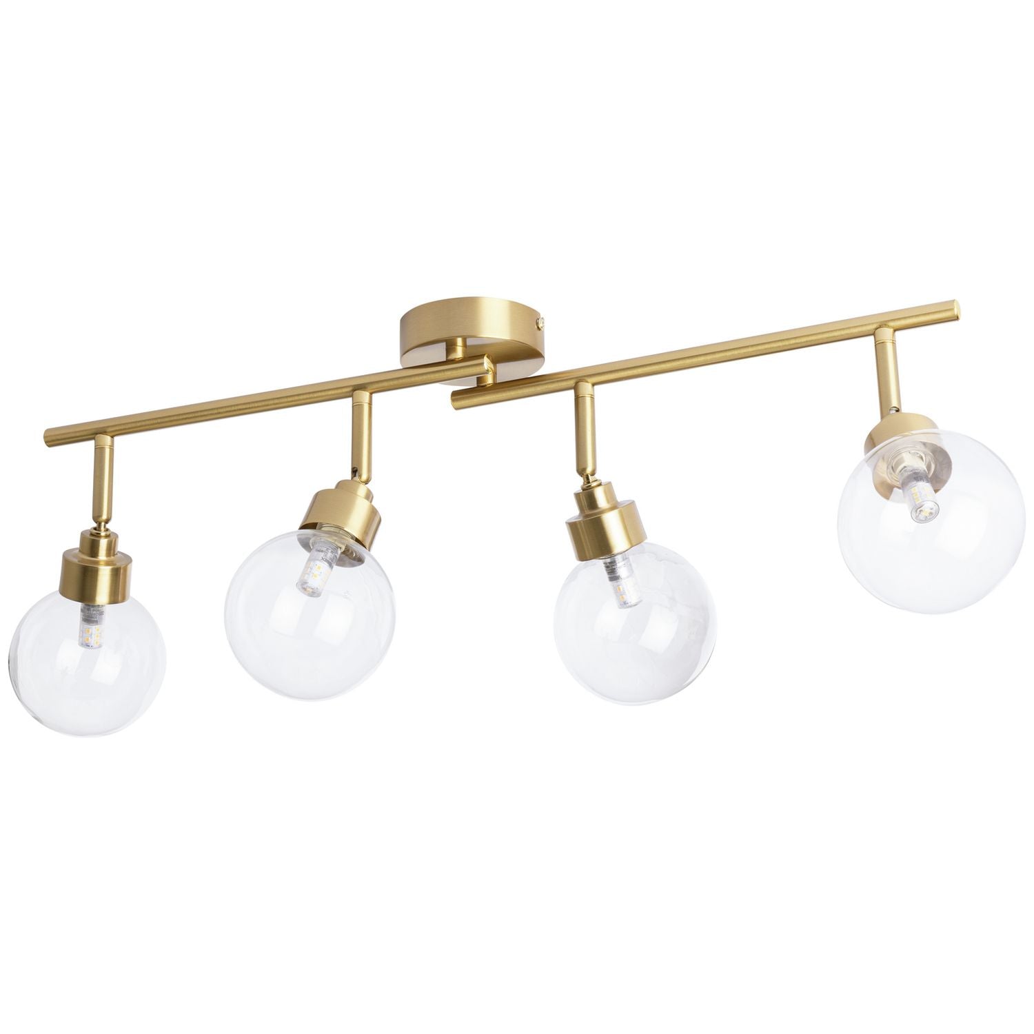 Argos Home brass four-light spotlight bar, UK version