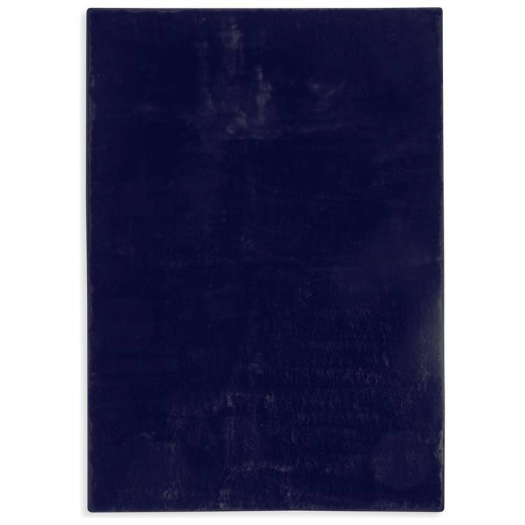 Habitat navy short pile rug 150x80cm - British product