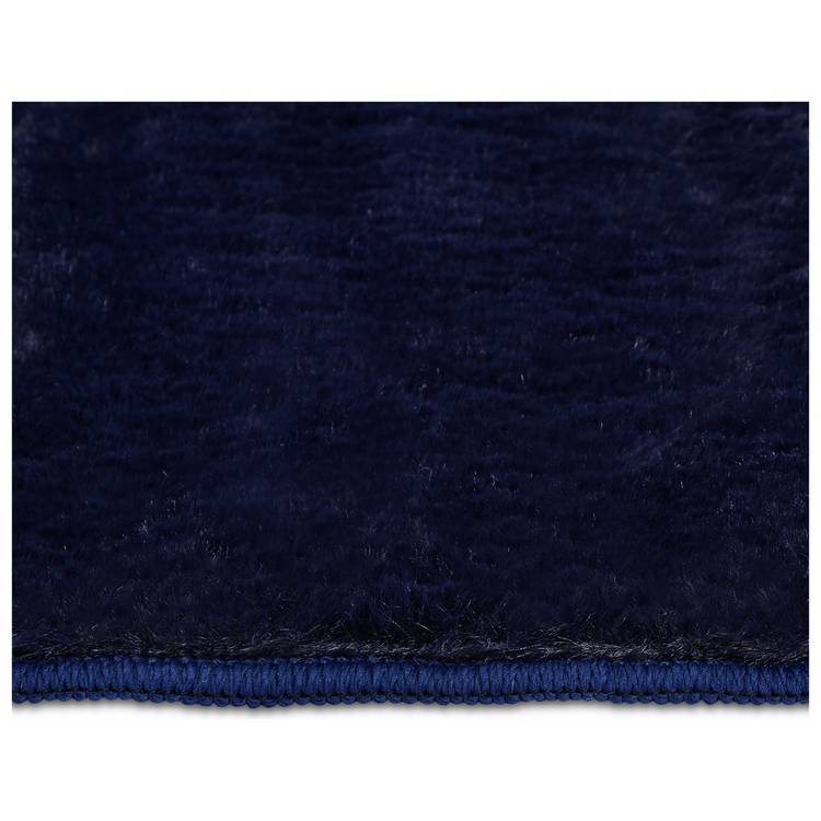 Habitat navy short pile rug 150x80cm - British product
