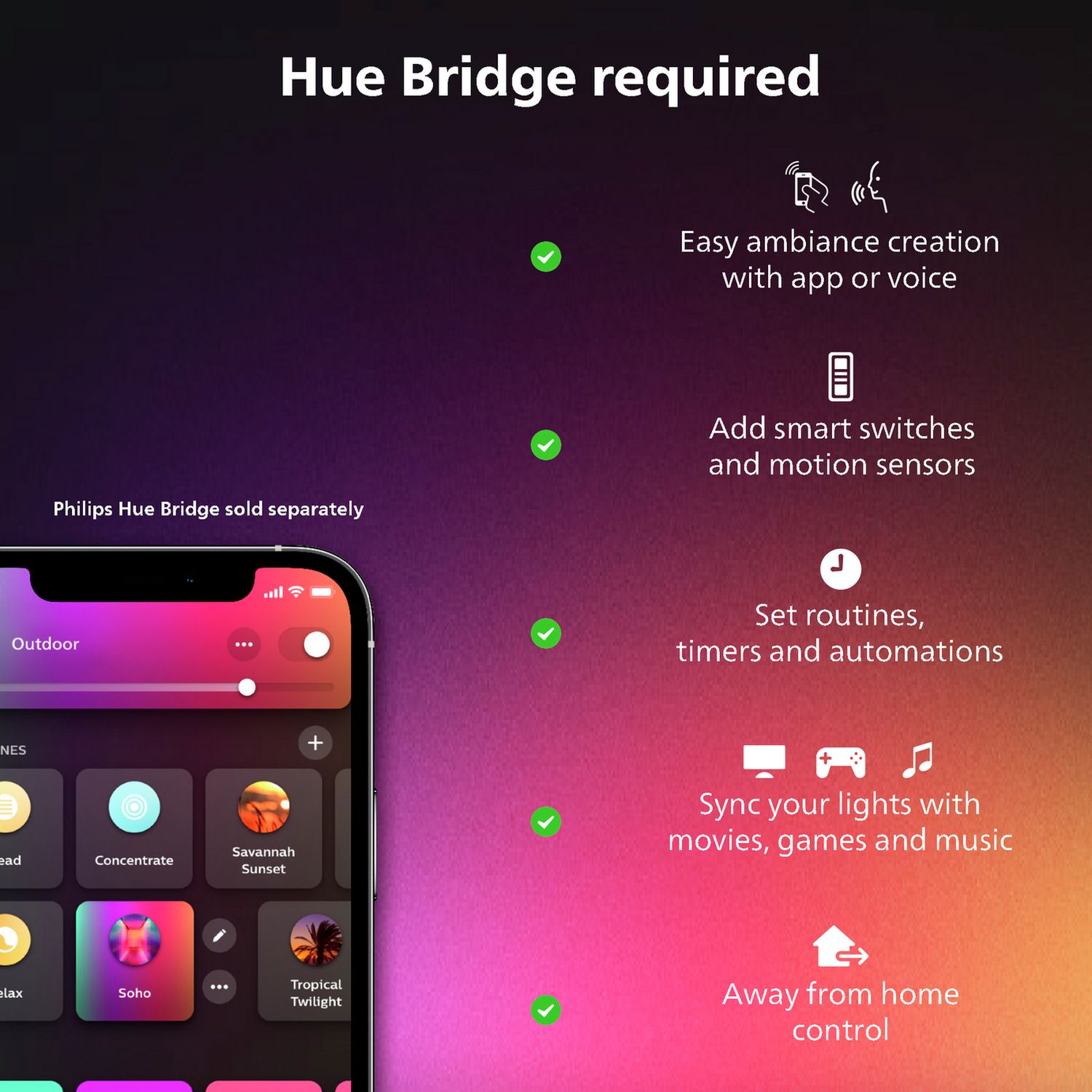Philips Hue Smart HDMI Sync Box 8K, imported from the UK