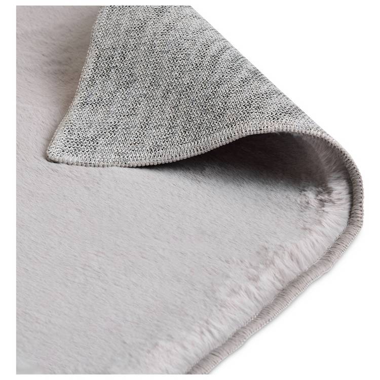Habitat dove grey short pile rug 150x80cm, imported from the UK