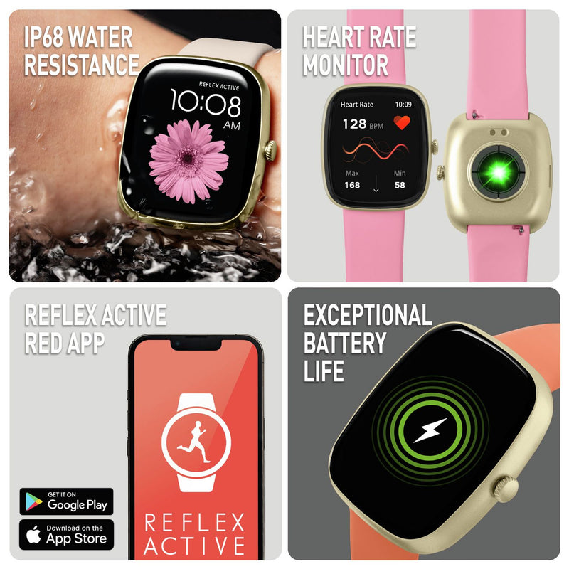 Reflex Active interchangeable strap calling smartwatch (British brand)