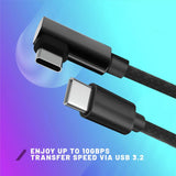 STEALTH USB-C link cable braided 3m - British product