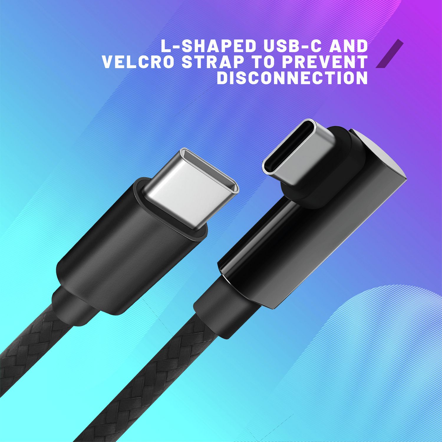 STEALTH USB-C link cable braided 3m - British product