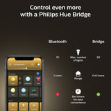 Philips Hue E27 white smart bulb pack of two, UK version