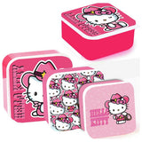 Hello Kitty 3 piece snack pots (British brand)