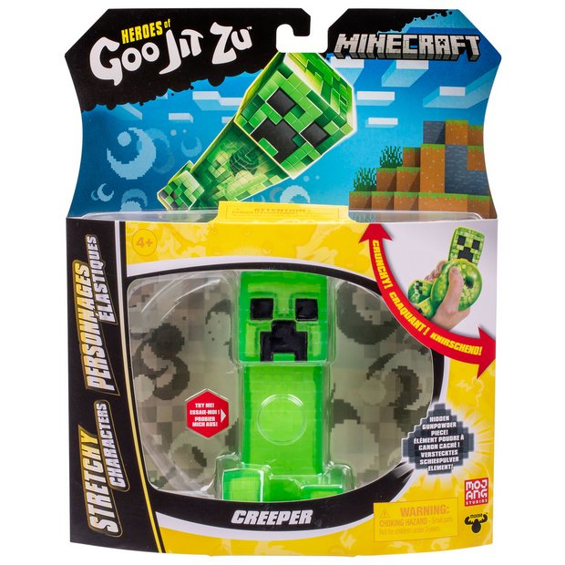 Heroes of Goo Jit Zu Minecraft Creeper figurine 24.5cm (British brand)