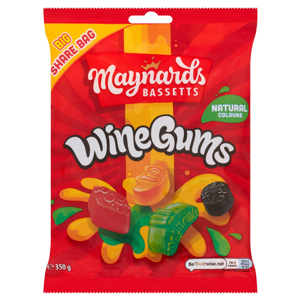 Maynards Bassetts Wine Gums 350g