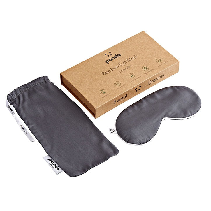 Panda London 100% Bamboo Eye Mask - Eclipse Black