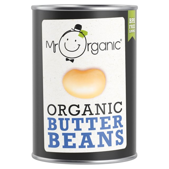 Mr Organic Butter Beans    400g GOODS M&S   