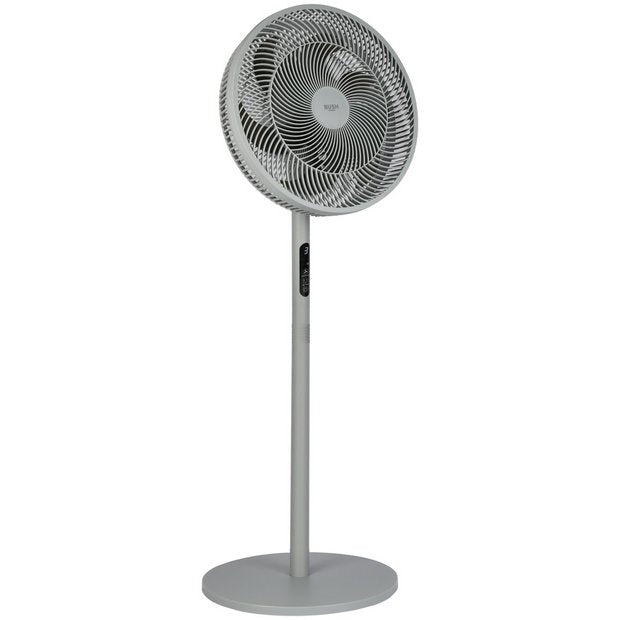Bush grey pedestal fan 16 inch, imported from the UK