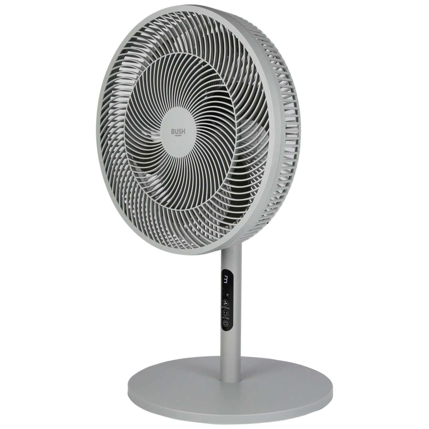 Bush grey pedestal fan 16 inch, imported from the UK