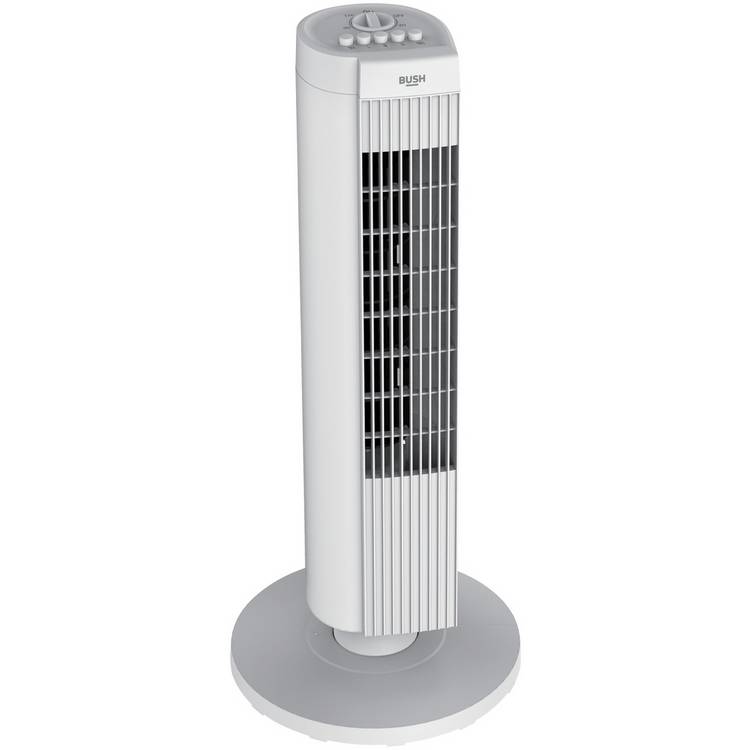 Bush white tower fan 28 inch - British product