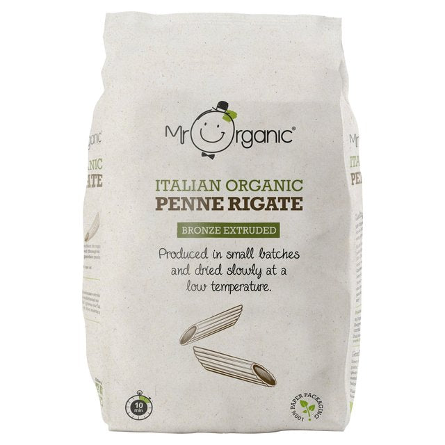 Mr Organic Italian Penne Pasta   500g