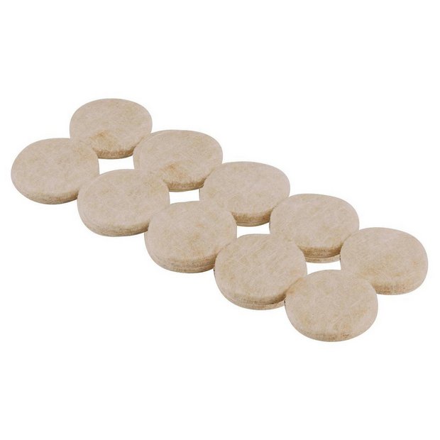 Felt Gard felt protective pads 19mm round 20 pack - British product