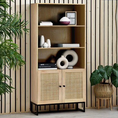 McGrocer Julian Bowen Padstow Tall Bookcase - Oak- Buy online at McGrocer