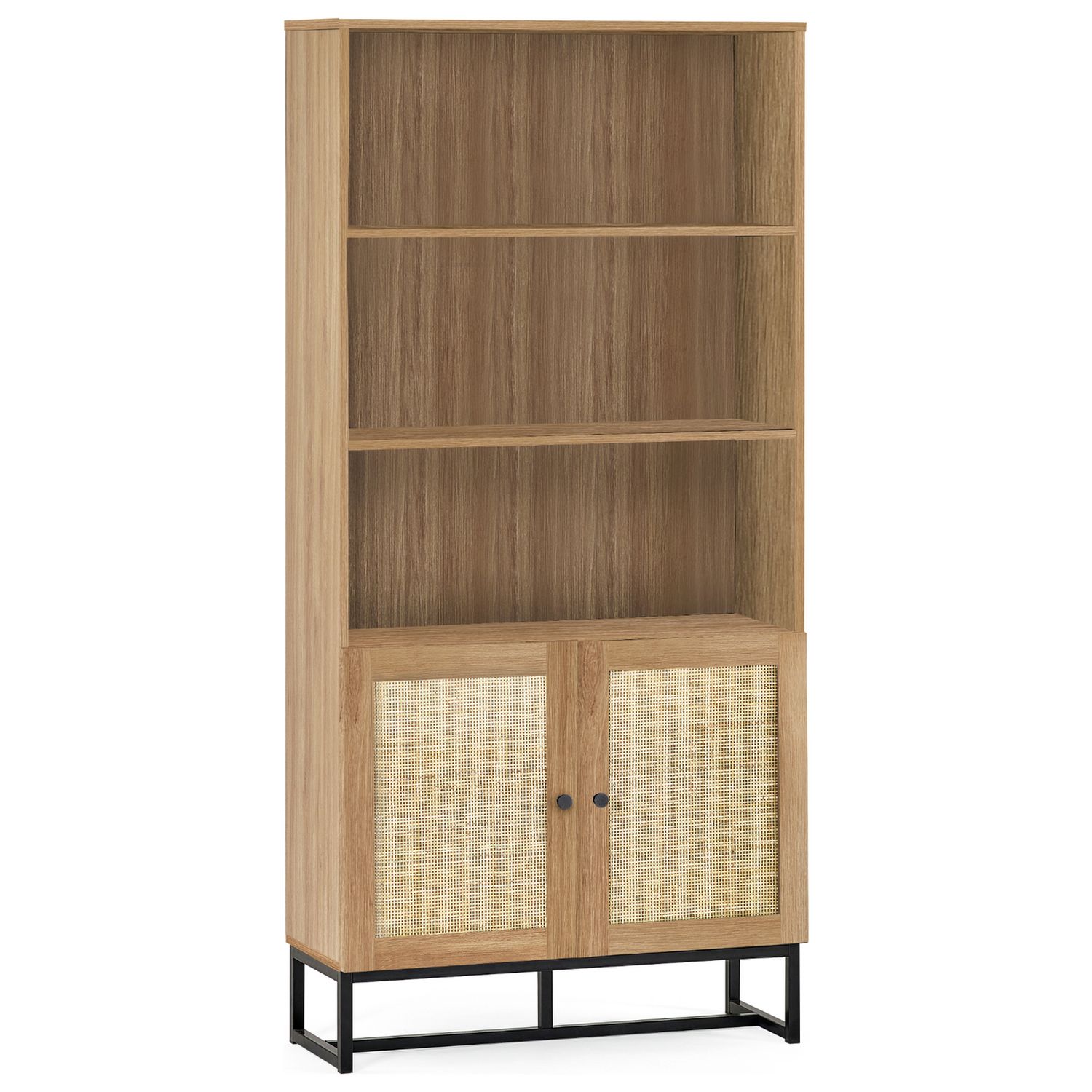 Julian Bowen Padstow Tall Bookcase - Oak
