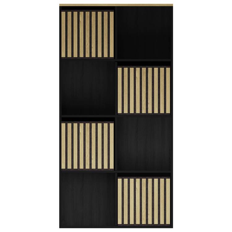 GFW Kube 8 Cube Storage Unit Black & Oak, UK version