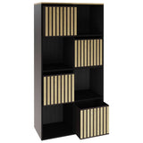 GFW Kube 8 Cube Storage Unit Black & Oak, UK version